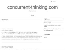 Tablet Screenshot of concurrent-thinking.com